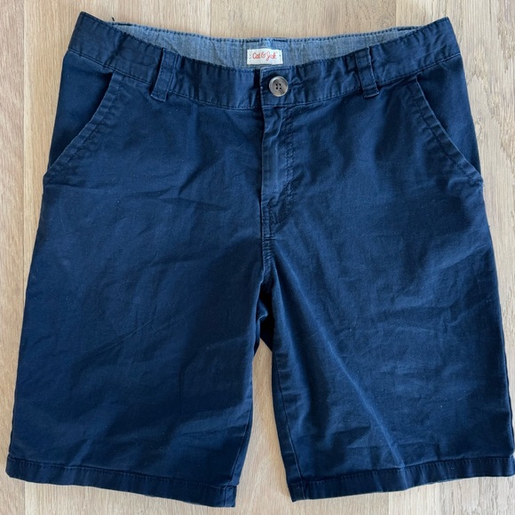 Cat & Jack School Uniform Navy Shorts // Boys Size 16 - Picture 1 of 10